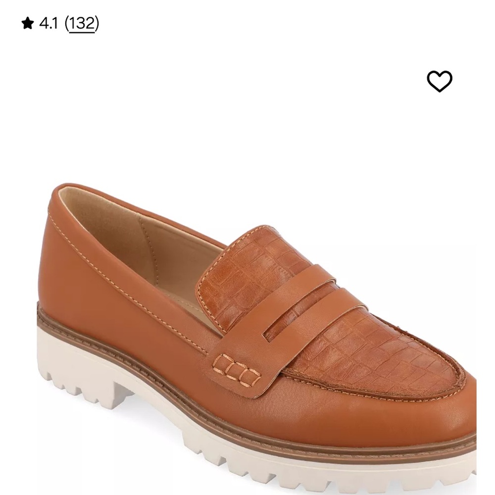 Journee Womens Kenly Medium and Wide Width Slip On Round Toe Loafer